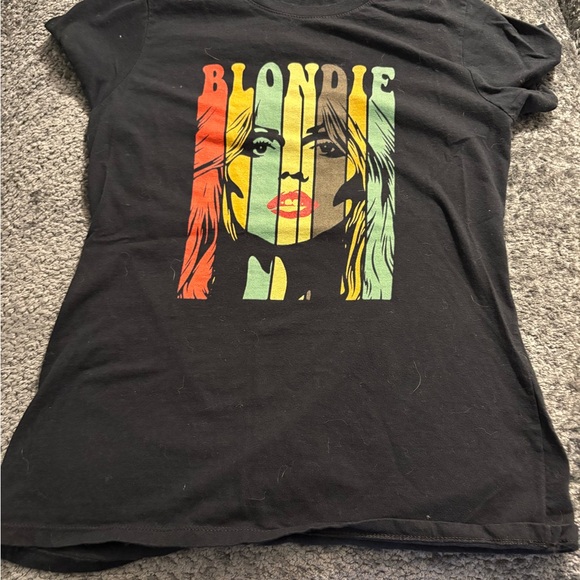 Tops - Blondie Graphic Black T-Shirt